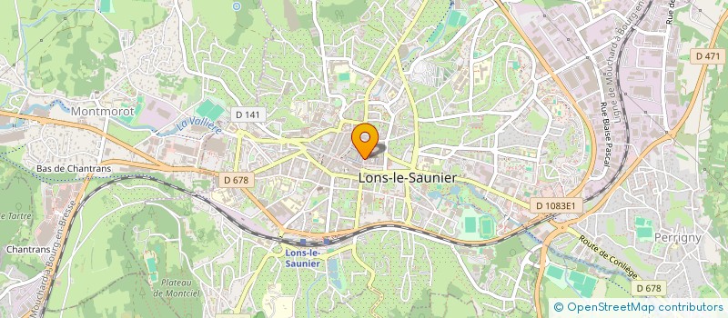 localisation de l'entreprise SYNDIC COPROPRIETE GROSJEAN CELARD  LONS-LE-SAUNIER