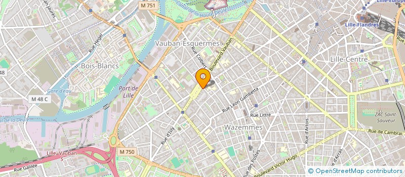 localisation de l'entreprise SYNDIC COPROPRIETE IMM 1 PLACE LECLERC à LILLE