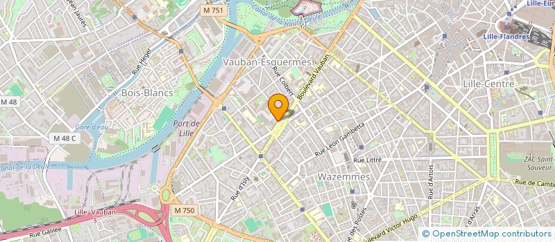 localisation de l'entreprise SYNDIC COPROPRIETE IMM 12-14 PL LECLERC  LILLE