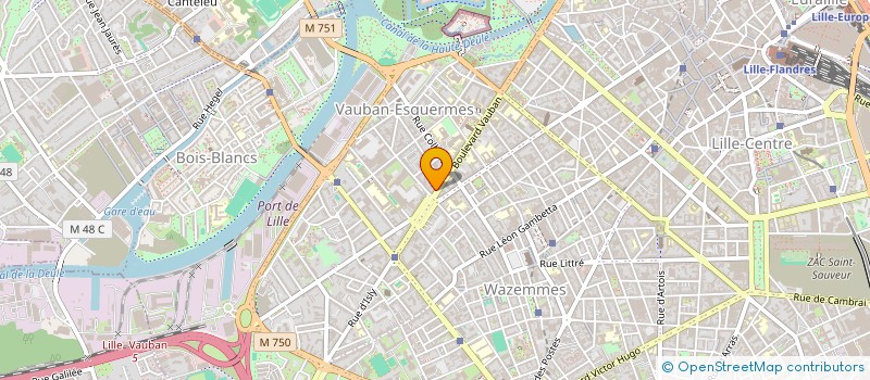 localisation de l'entreprise SYNDIC COPROPRIETE IMM 128 BD VAUBAN à LILLE