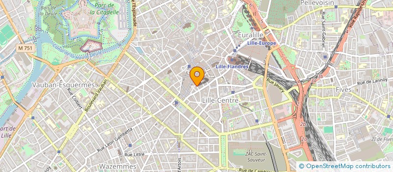 localisation de l'entreprise SYNDIC COPROPRIETE IMM 22-24 R D'AMIENS à LILLE