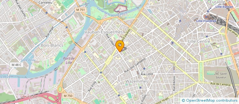 localisation de l'entreprise SYNDIC COPROPRIETE IMM 298 R NATIONALE à LILLE