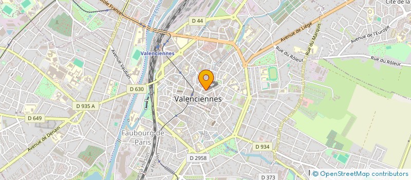 localisation de l'entreprise SYNDIC COPROPRIETE IMM 3 RUE ST GERY à VALENCIENNES