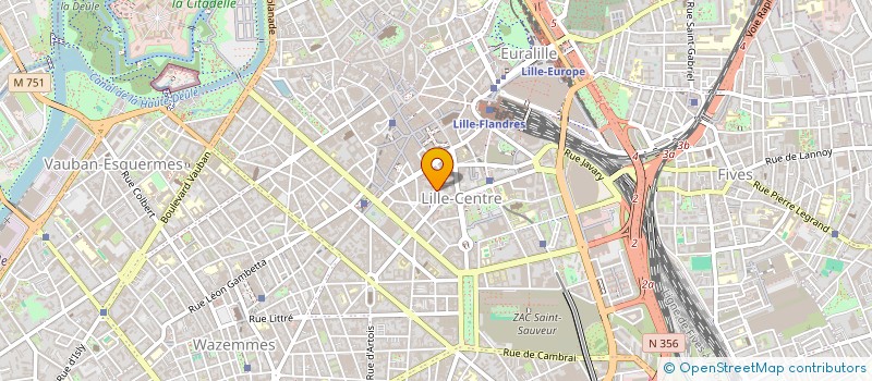 localisation de l'entreprise SYNDIC COPROPRIETE IMM 33 RUE DELESALLE à LILLE