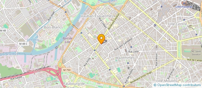 localisation de l'entreprise SYNDIC COPROPRIETE IMM 37 PL GAL LECLERC à LILLE