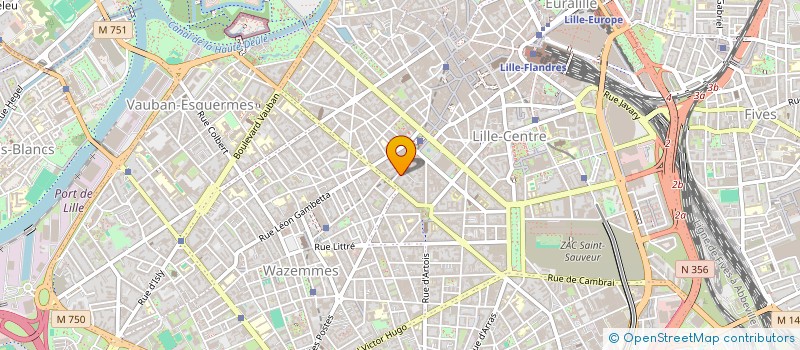 localisation de l'entreprise SYNDIC COPROPRIETE IMM 37 RUE INKERMAN à LILLE