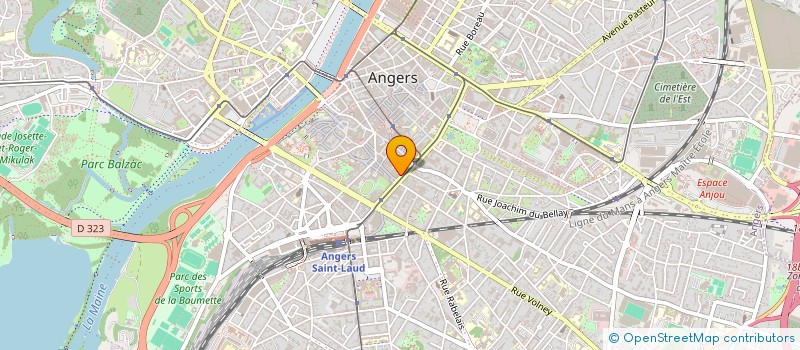 localisation de l'entreprise SYNDIC COPROPRIETE IMM 44 TER BD FOCH à ANGERS