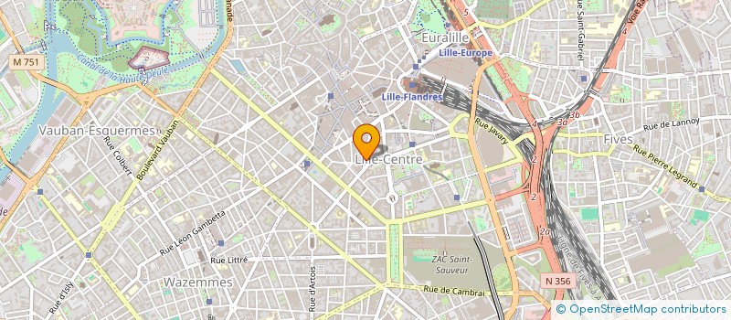 localisation de l'entreprise SYNDIC COPROPRIETE IMM 45 RUE DELESALLE à LILLE