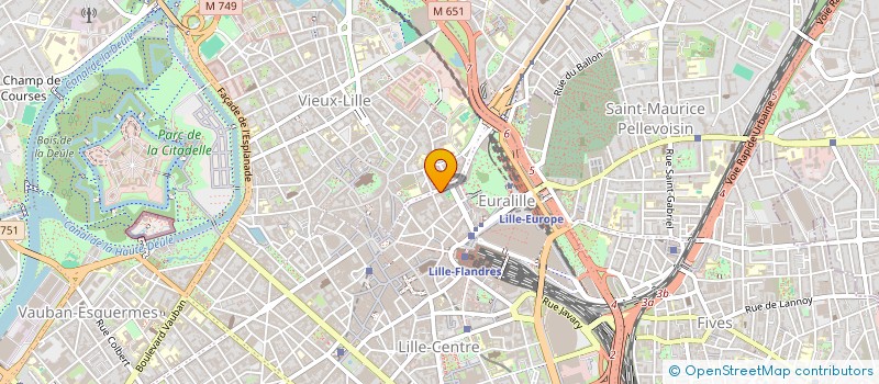 localisation de l'entreprise SYNDIC COPROPRIETE IMM 56 BD CARNOT à LILLE