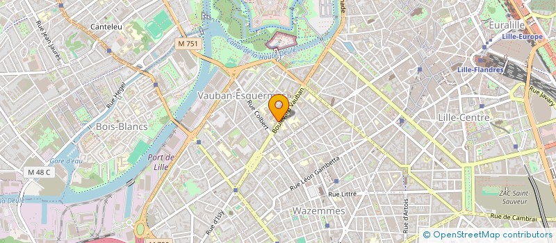 localisation de l'entreprise SYNDIC COPROPRIETE IMM 78 BD VAUBAN à LILLE