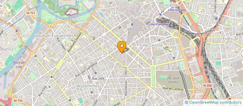 localisation de l'entreprise SYNDIC COPROPRIETE IMM 9BIS RUE INKERMAN à LILLE