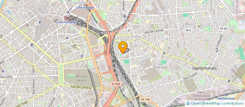 localisation de l'entreprise SYNDIC COPROPRIETE IMM AMIRAL COURBET à LILLE