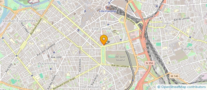 localisation de l'entreprise SYNDIC COPROPRIETE IMM PAPIN LEBAS à LILLE