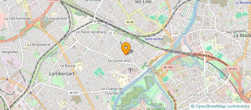 localisation de l'entreprise SYNDIC COPROPRIETE IMM RAINEVAL à LAMBERSART