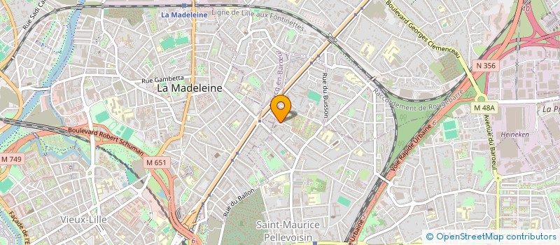 localisation de l'entreprise SYNDIC COPROPRIETE IMM TRIANON à LILLE