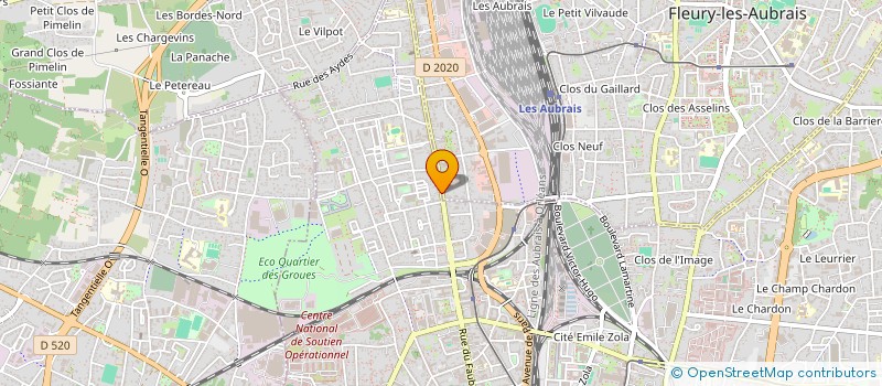 localisation de l'entreprise SYNDIC COPROPRIETE IMMEUB 223 FG BANNIER à ORLEANS