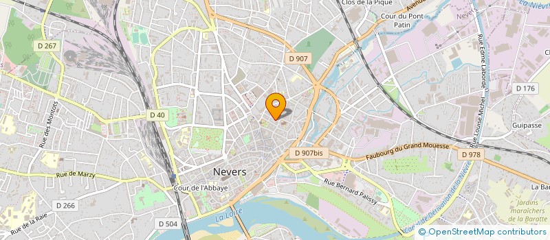 localisation de l'entreprise SYNDIC COPROPRIETE IMMEUBLE 3 R DU SORT à NEVERS