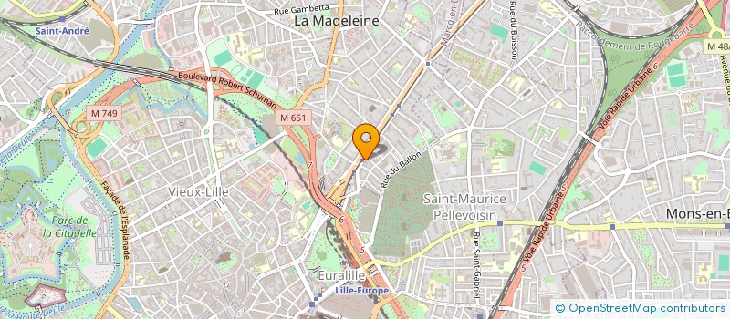 localisation de l'entreprise SYNDIC COPROPRIETE IMMEUBLE LE ROMARIN à LA MADELEINE