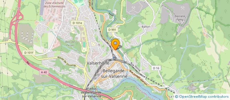 localisation de l'entreprise SYNDIC COPROPRIETE IMMEUBLE LOUIS DUMONT à VALSERHONE