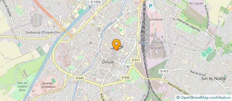 localisation de l'entreprise SYNDIC COPROPRIETE INDIVISION GILLET  DOUAI