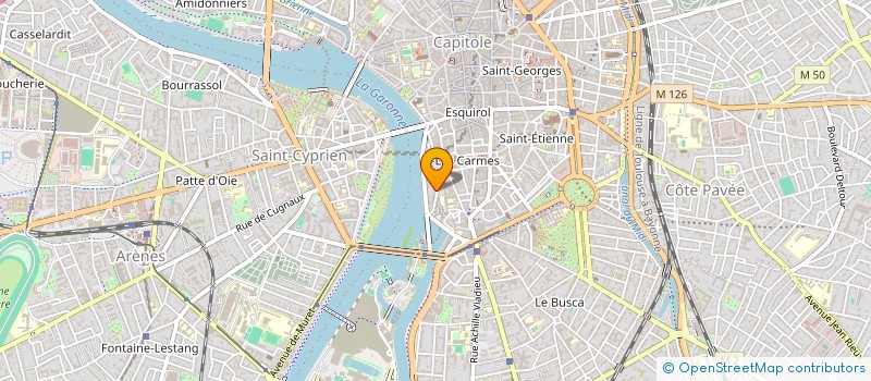 localisation de l'entreprise SYNDIC. COPROPRIETE JARDINS DE L INSTITUT à TOULOUSE