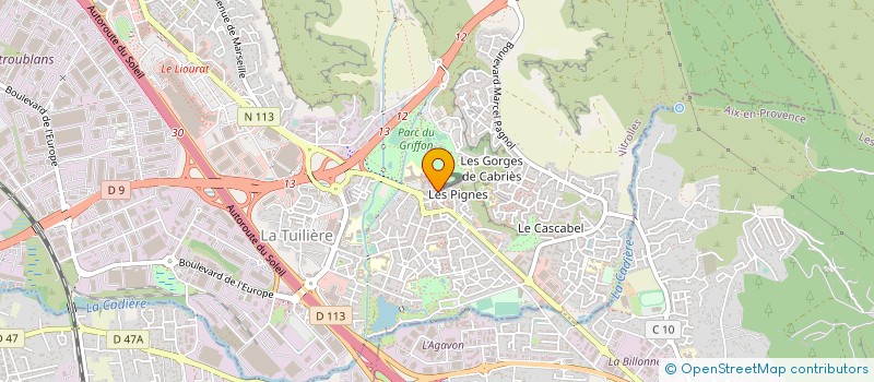 localisation de l'entreprise SYNDIC COPROPRIETE L'AUREE à VITROLLES