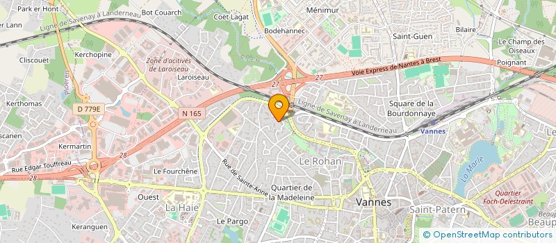 localisation de l'entreprise SYNDIC COPROPRIETE  LA RESIDENCE à VANNES