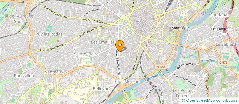 localisation de l'entreprise SYNDIC COPROPRIETE LE CLOS ST BENOIT à LIMOGES