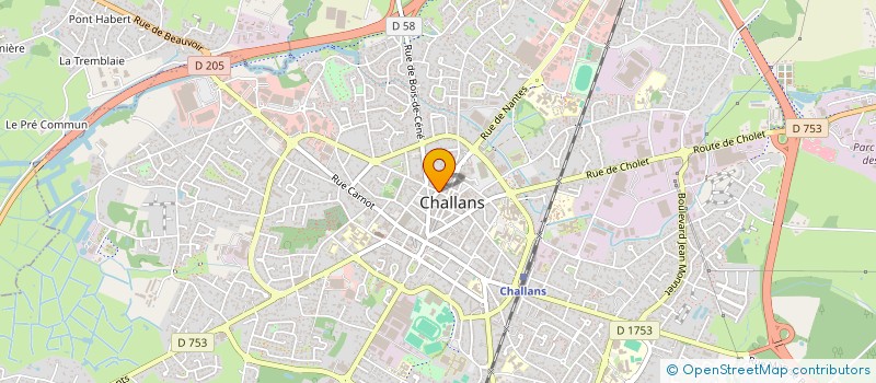 localisation de l'entreprise SYNDIC COPROPRIETE LE CLUB à CHALLANS
