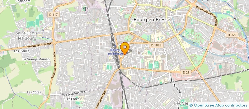 localisation de l'entreprise SYNDIC COPROPRIETE LE LAMARTINE à BOURG-EN-BRESSE