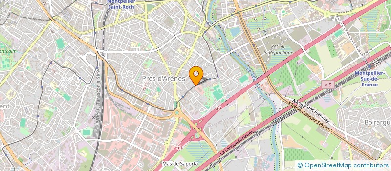 localisation de l'entreprise SYNDIC COPROPRIETE LE LYAUTEY à MONTPELLIER