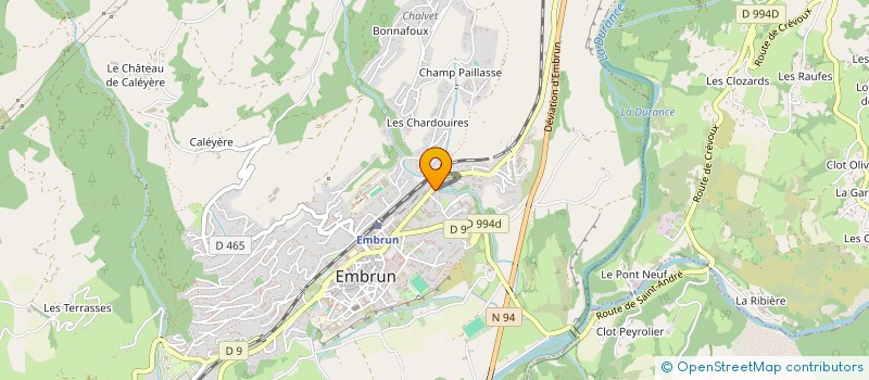 localisation de l'entreprise SYNDIC COPROPRIETE LE MARIGNY  EMBRUN