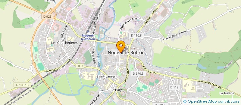 localisation de l'entreprise SYNDIC COPROPRIETE LE SAPHIR à NOGENT-LE-ROTROU