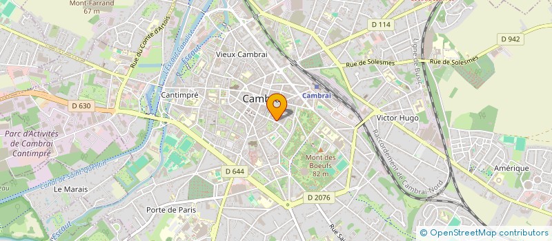 localisation de l'entreprise SYNDIC COPROPRIETE LE VINCENNES  CAMBRAI