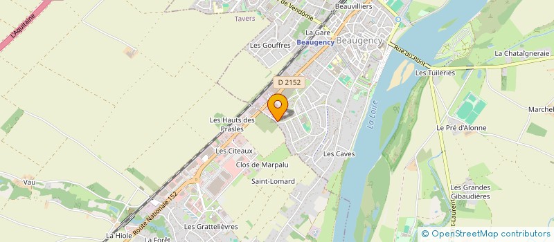 localisation de l'entreprise SYNDIC COPROPRIETE LES HAUTS DE LUTZ à BEAUGENCY