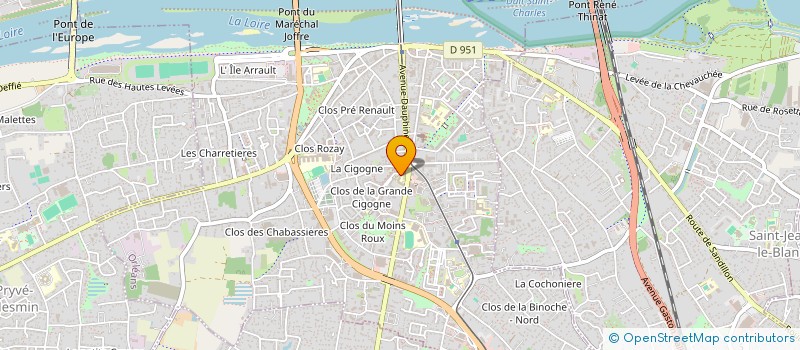 localisation de l'entreprise SYNDIC COPROPRIETE LES PORTES MIDI I à ORLEANS