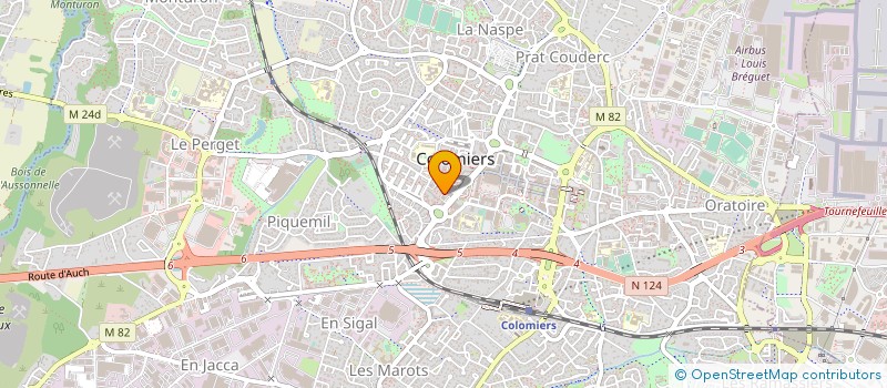 localisation de l'entreprise SYNDIC. COPROPRIETE LES PYRENEES à COLOMIERS