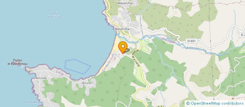 localisation de l'entreprise SYNDIC COPROPRIETE LES SABLES D'ORCINO à CASAGLIONE