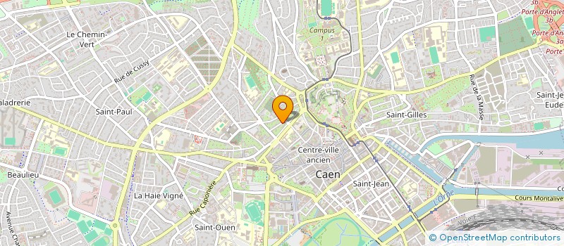 localisation de l'entreprise SYNDIC COPROPRIETE LEVERRIER à CAEN