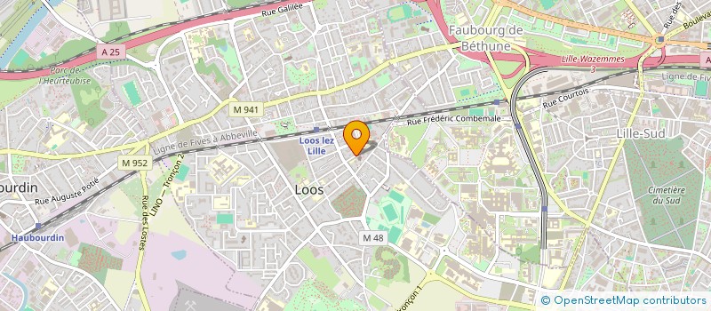 localisation de l'entreprise SYNDIC COPROPRIETE LOOS UNIVERSITE  LOOS