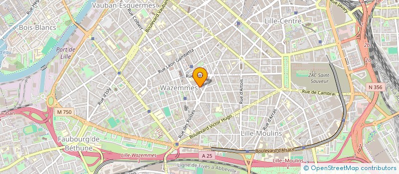 localisation de l'entreprise SYNDIC COPROPRIETE LOUIS FAURE à LILLE