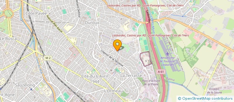 localisation de l'entreprise SYNDIC. COPROPRIETE OREE DU PARC à TOULOUSE