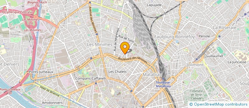 localisation de l'entreprise SYNDIC COPROPRIETE PASSERELLE  TOULOUSE