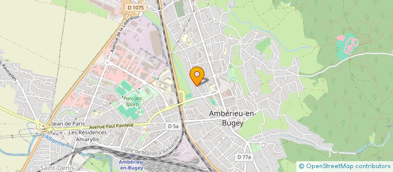localisation de l'entreprise SYNDIC COPROPRIETE POLLET à AMBERIEU-EN-BUGEY