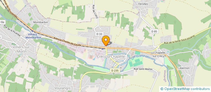 localisation de l'entreprise SYNDIC COPROPRIETE RES 10 R DES BOULEURS  CRECY-LA-CHAPELLE