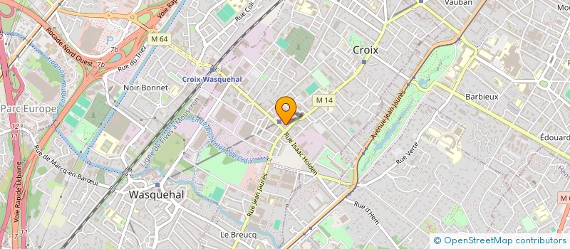 localisation de l'entreprise SYNDIC COPROPRIETE RES 2-4 RUE FONDERIE  CROIX