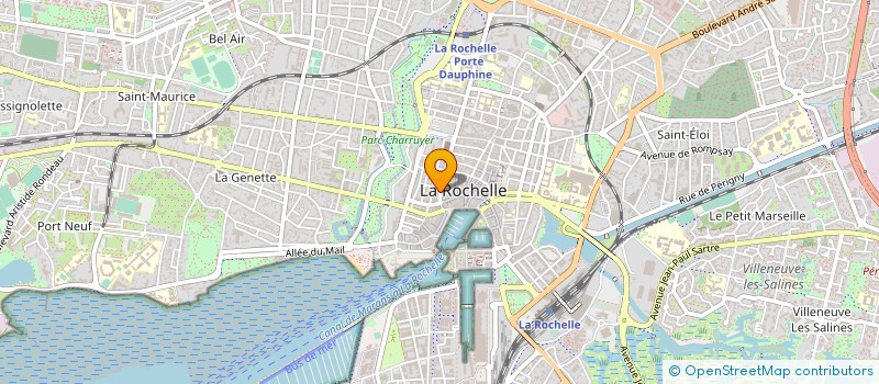 localisation de l'entreprise SYNDIC COPROPRIETE RES 22 RUE DU PALAIS  LA ROCHELLE