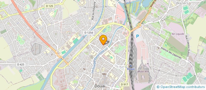 localisation de l'entreprise SYNDIC COPROPRIETE RES ABBAYE DES PRES  DOUAI