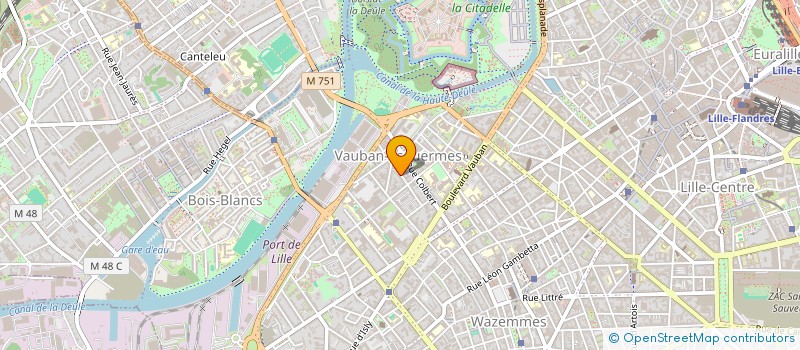 localisation de l'entreprise SYNDIC COPROPRIETE RES ALPHA à LILLE
