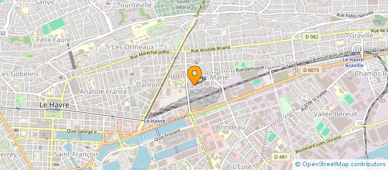 localisation de l'entreprise SYNDIC COPROPRIETE RES AMIRAL LEROUX à LE HAVRE